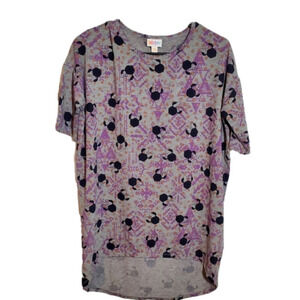Lularoe Mini Mouse Disney Geometric Irma Top